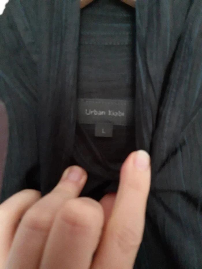 Chemise manches longues noir L kiabi - photo numéro 4