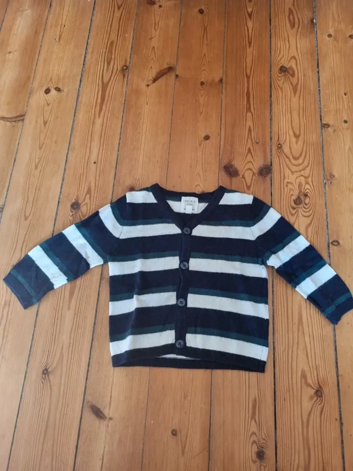 Gilet rayé