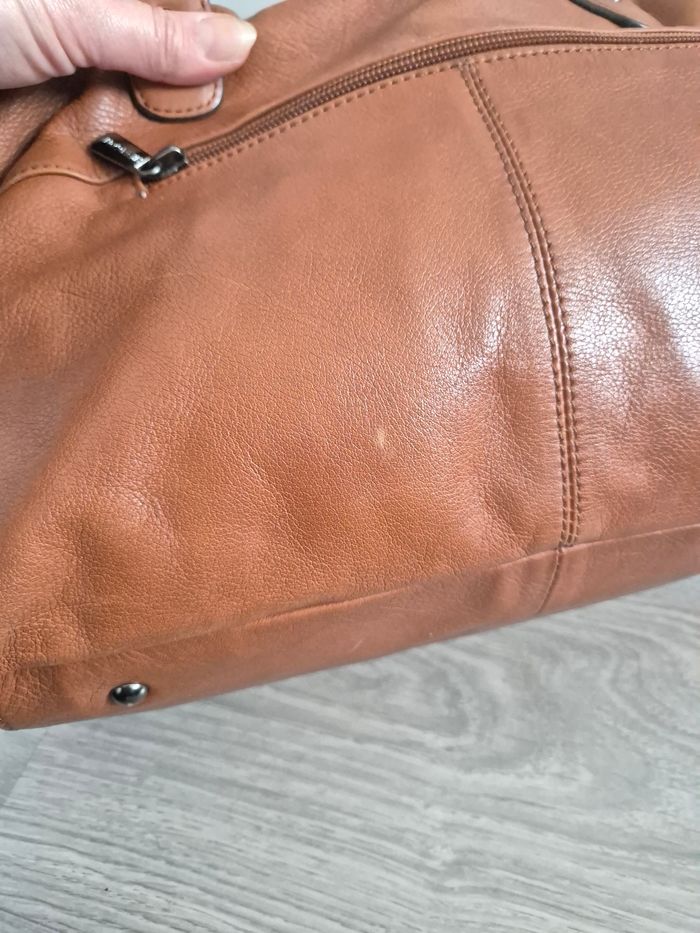 Sac à main en cuir sauvage Hexagona - photo numéro 8