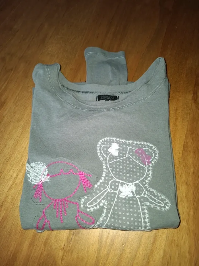 T-shirt manches longues IKKS 10 ans - photo numéro 2