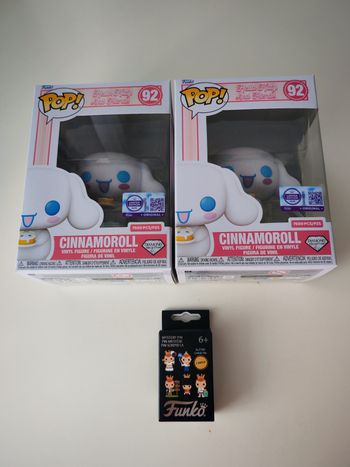 Lot 2 pops cinnamoroll plus pins