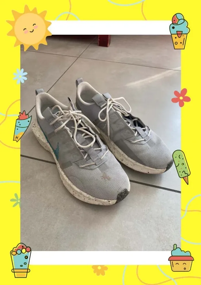 Nike Crater Impact gris bleu 44