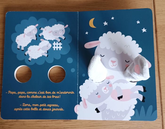 LOT : 2 livres Mes Livres Marionnettes agneau et poulette 6 mois + - photo numéro 5