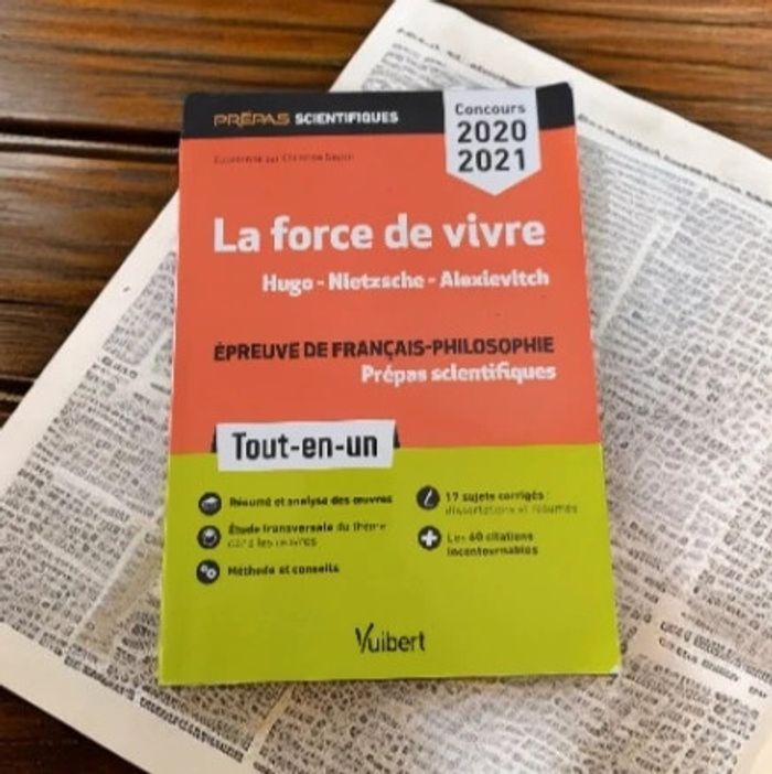 La force de vivre CPGE tout en un