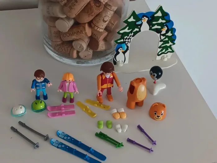 Enfants à la neige avec moniteur playmobil - photo numéro 14