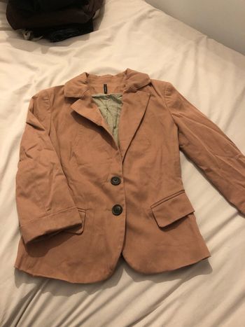Veste de tailleur vieux rose