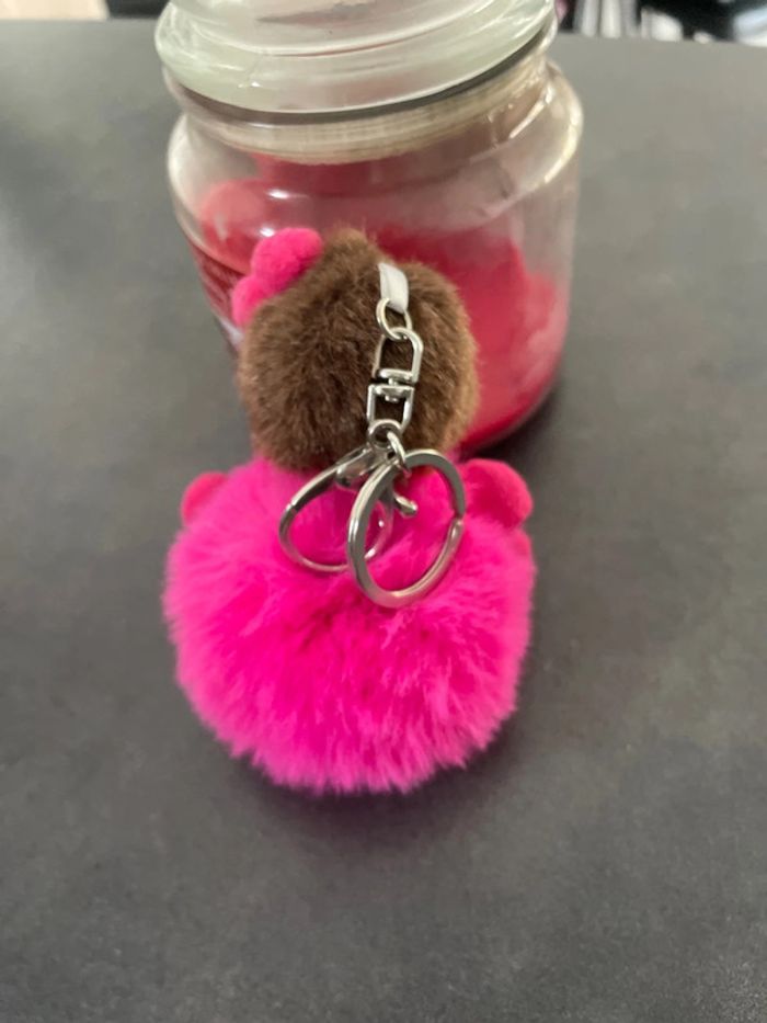 Porte clés Kiki rose fushia - photo numéro 2