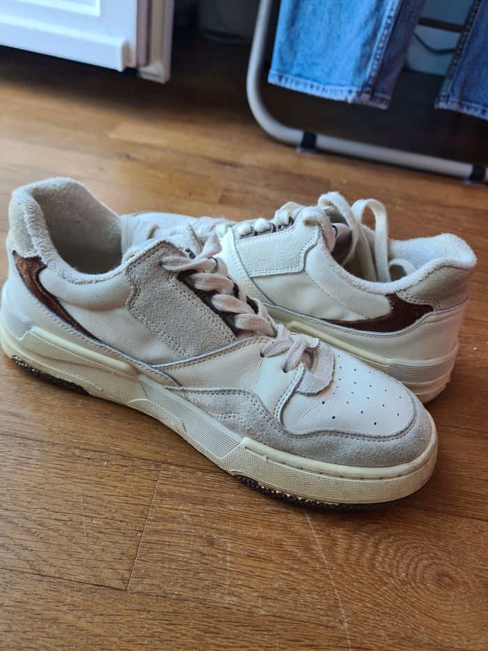 Basket femme beige - photo numéro 8