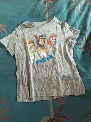 Tee shirt pat patrouille 3 ans gris