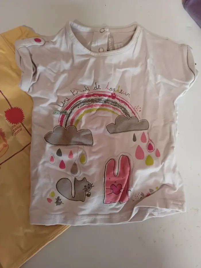 Lot t-shirt 18 mois - photo numéro 4
