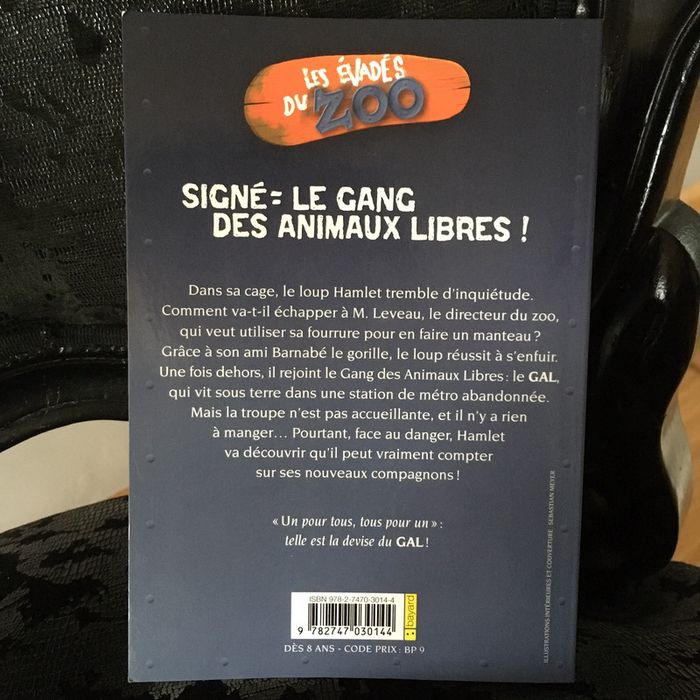Livre les évadés du zoo tome 1 - photo numéro 2