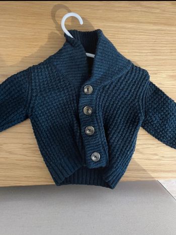 Gilet bleu marine Kiabi - Taille 1 mois
