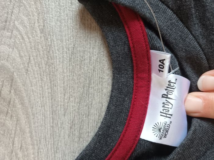 robe harry potter 10 ans neuf gris bordeau fille manches courtes - photo numéro 3