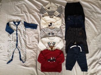 Lot de vêtements garçon différentes tailles et marques