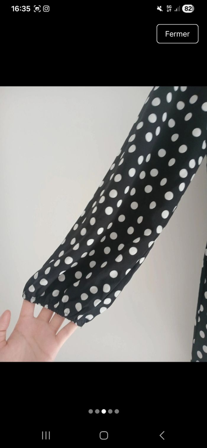 Robe à pois Kiabi Taille Xl - photo numéro 3