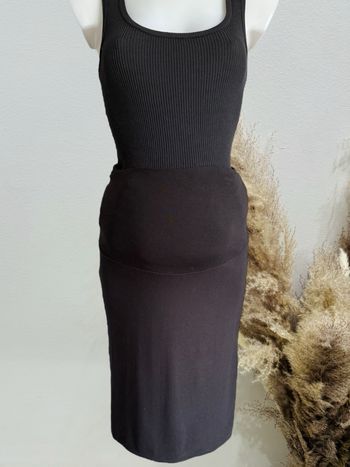 Jupe de grossesse midi noir T38/M