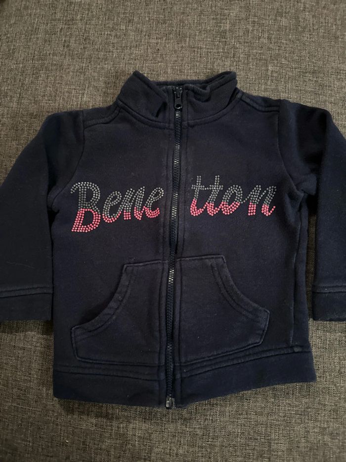 Gilet zippé 18 mois Benetton
