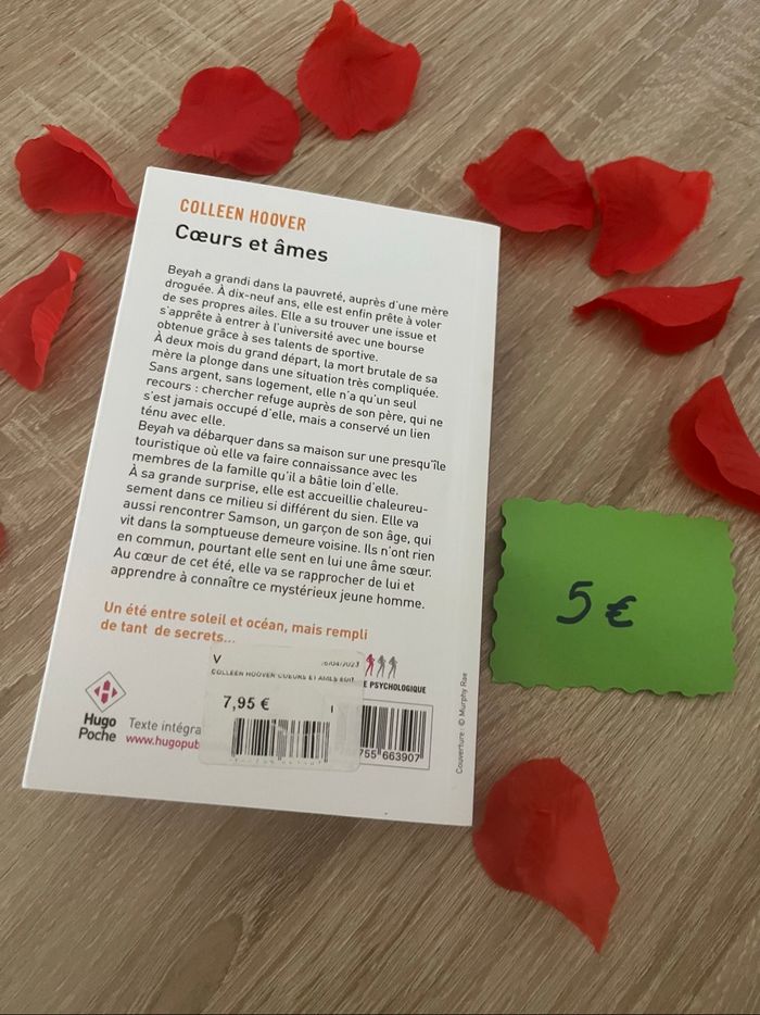 • Livre Colleen Hoover • Cœurs et âmes • tres bon état - photo numéro 2