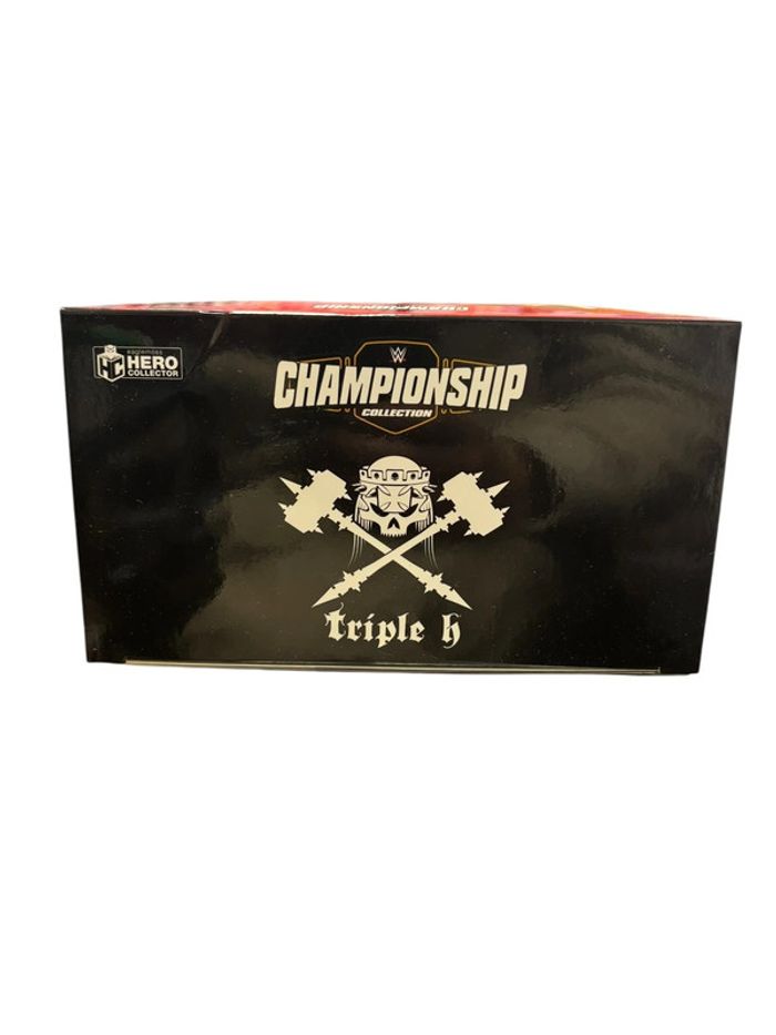 Figurine catch Wwe Championship Tripe H Eaglemoss Hero Collector neuf - photo numéro 5
