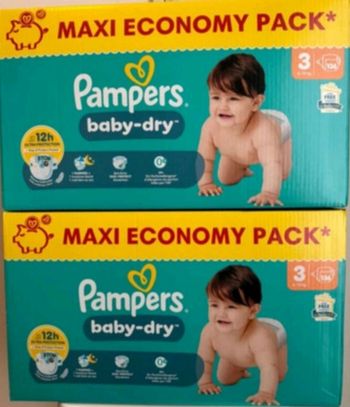 Couches pampers baby dry T3