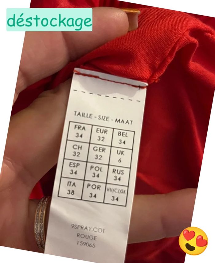 SOLDÉ - Robe boule bustier mini taille 34 - 100 % coton - photo numéro 7