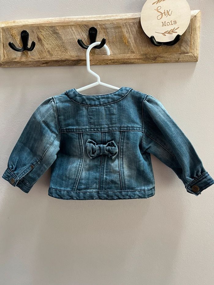 Adorable veste en jean 6 mois tape à l’œil - photo numéro 4