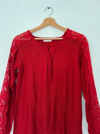 Pull dentelle femme Springfield