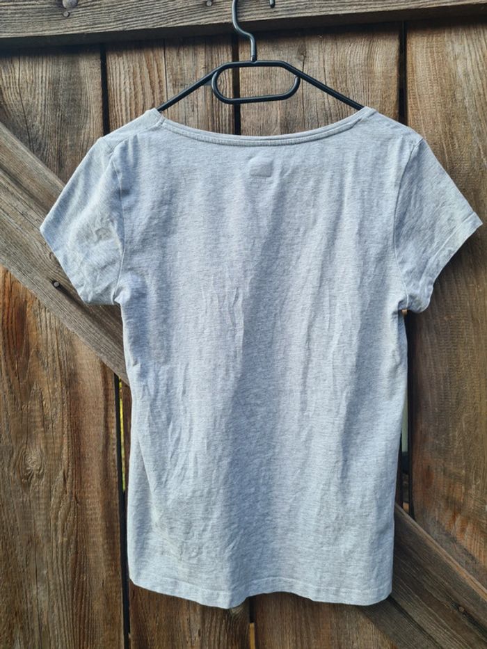 T-shirt unis gris Tissaia - photo numéro 2