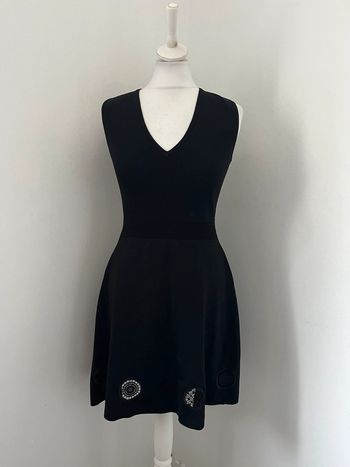 Robe patineuse noire Sandro S