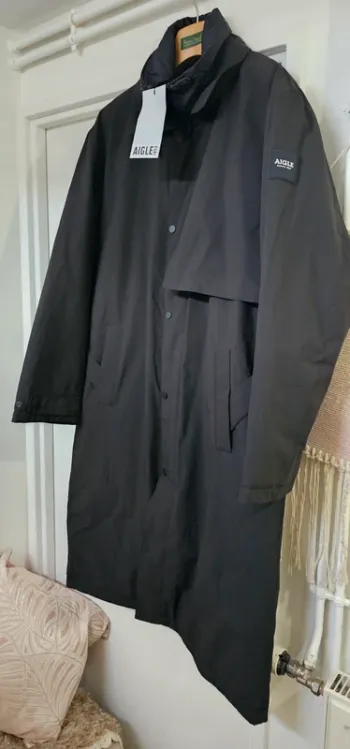 Manteau Doudoune Gabardine Parka Déperlant Aigle Taille L