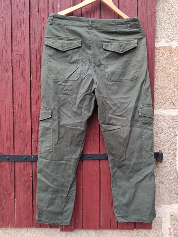 Pantalon en toile épaisse Bizzbee kaki - photo numéro 7