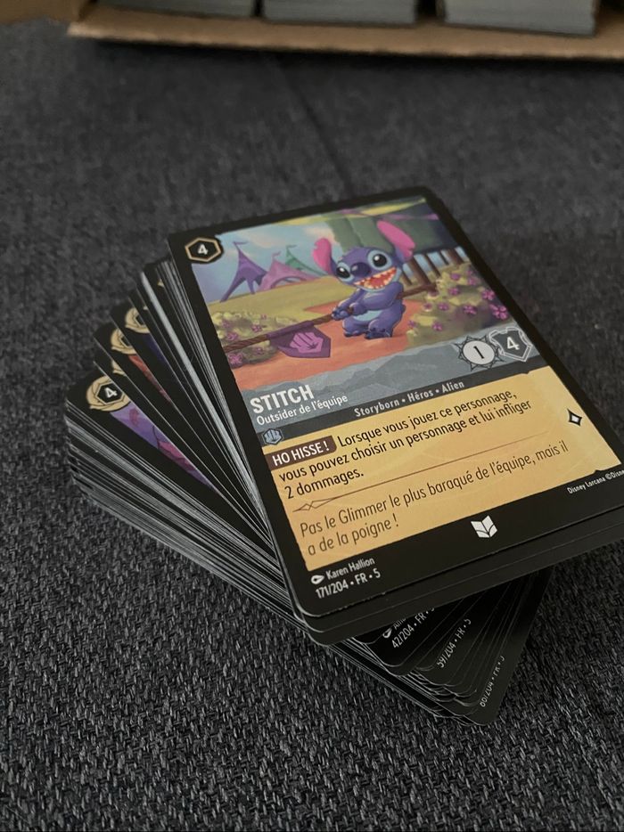 Lot cartes lorcana