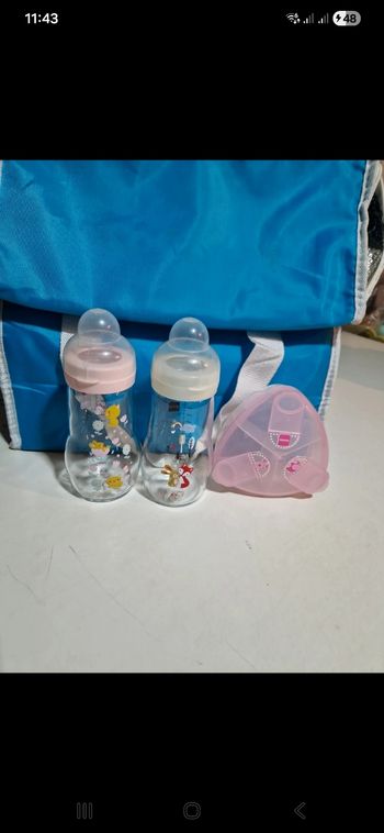 Biberons Mam en verre 260ml