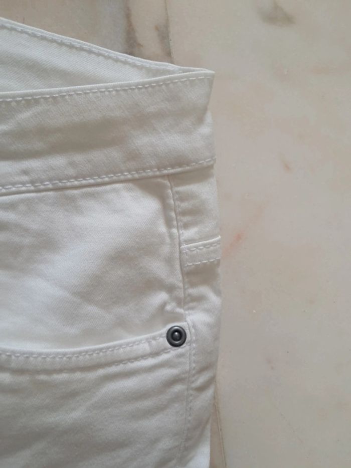 Md'M jean été blanc T.42 neuf - photo numéro 3