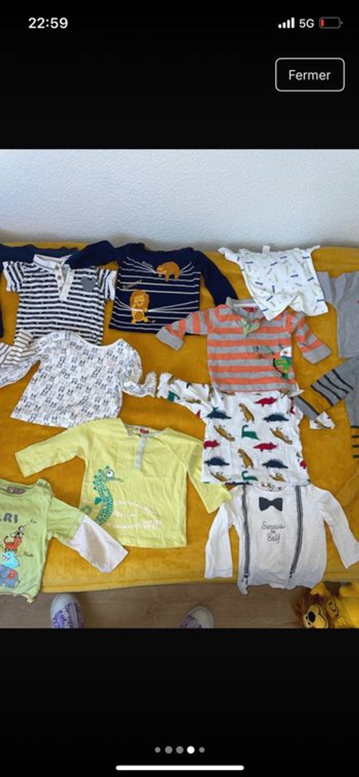 Tee-shirts 9 mois lot - photo numéro 4