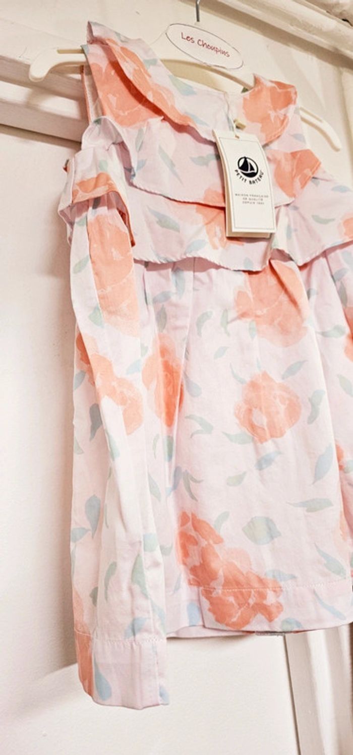 Robe 100% coton Petit Bateau Taille 18 mois - photo numéro 3