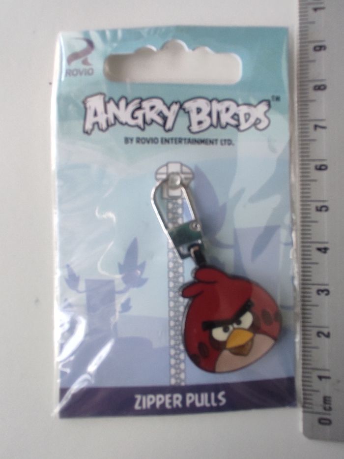 Tirette de fermeture éclair Angry Bords neuf
