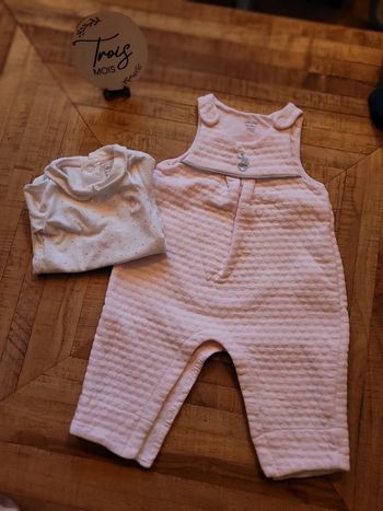 Ensemble obaibi salopette 3mois