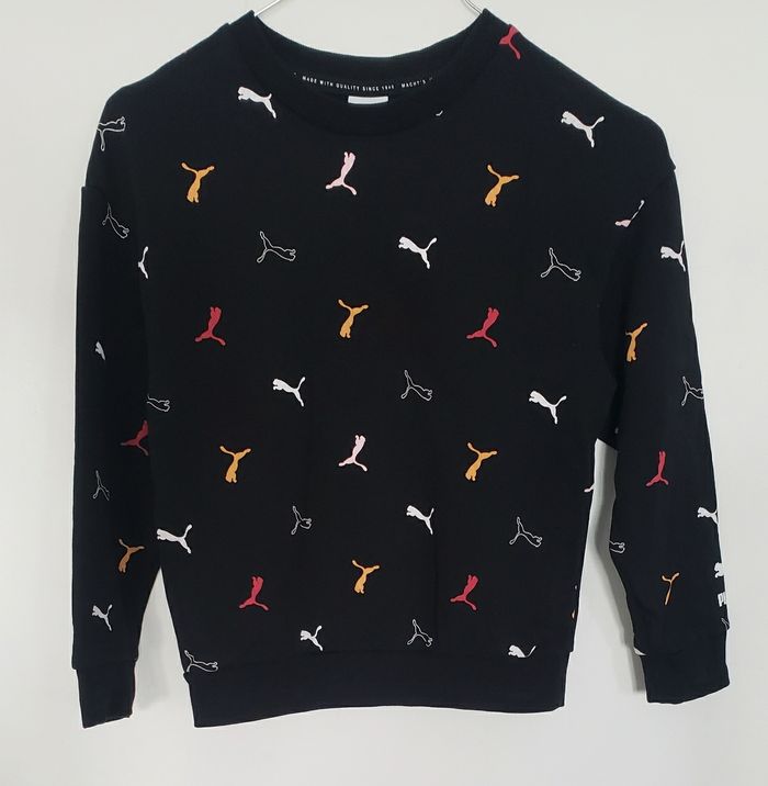 Sweat de Sport Puma Original pour enfant Coton Taille : 140 cm (9-10 ans)