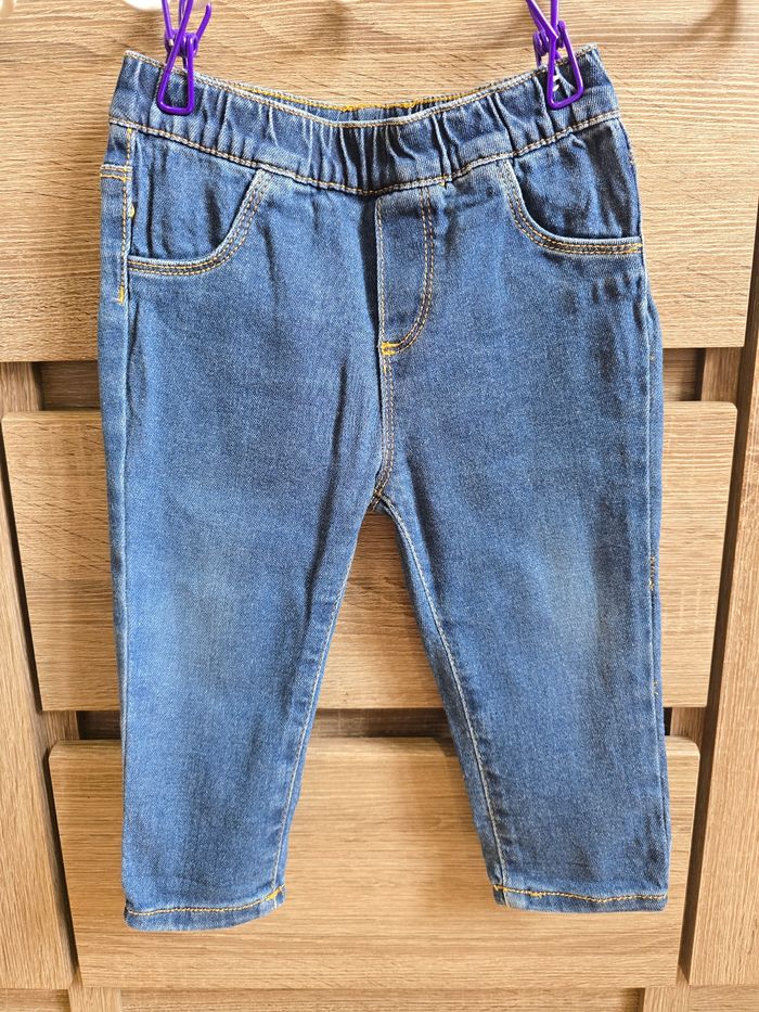 Vêtement Bébé Fille - Jeans - Tex Baby - 18 mois - photo numéro 2