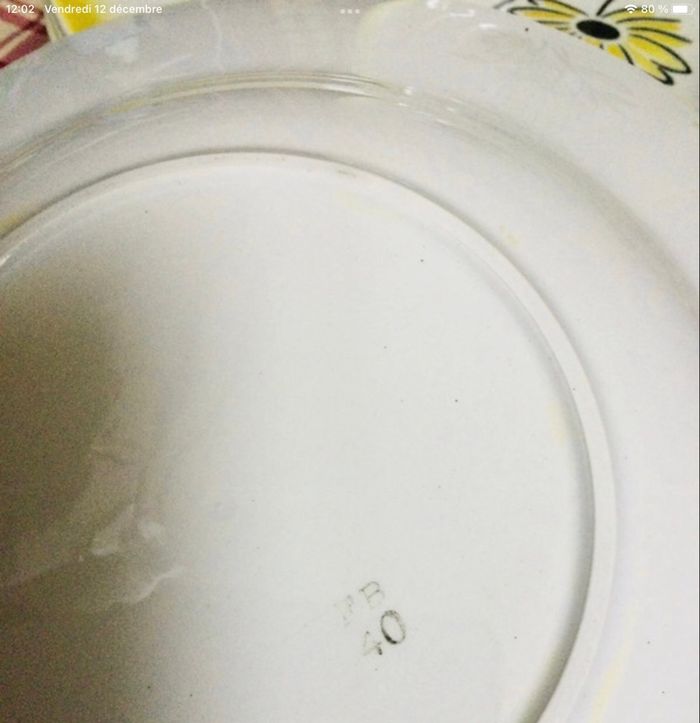 6 assiettes creuses vintage année 60 - photo numéro 5