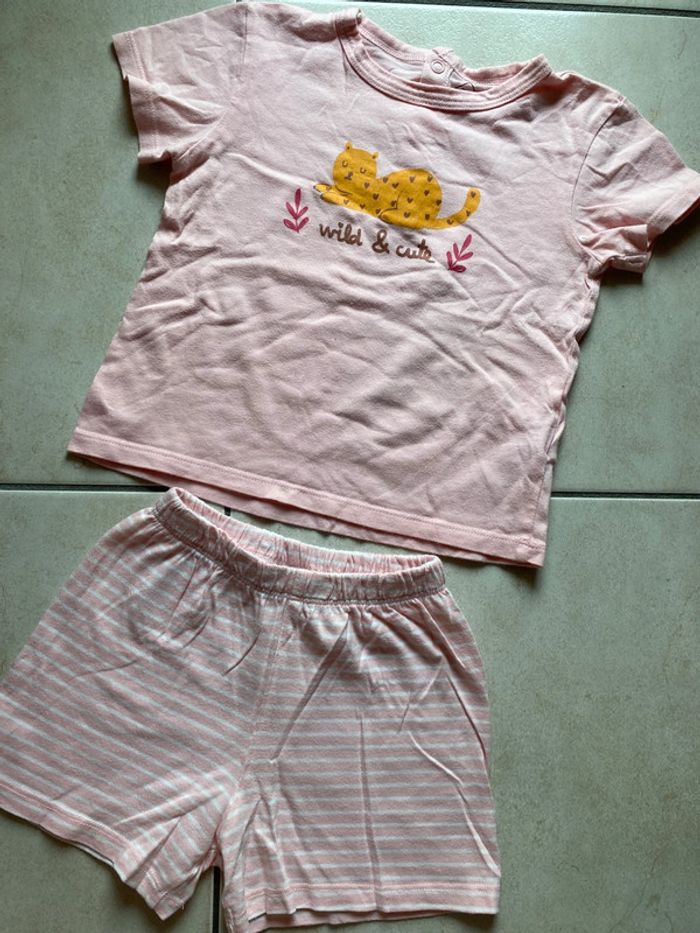 Pyjama short fille 2 ans Tex