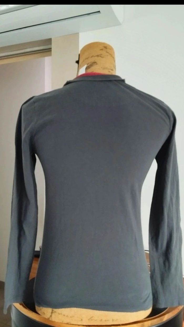 Tee shirt tête de mort gris taille 12 ans - photo numéro 4