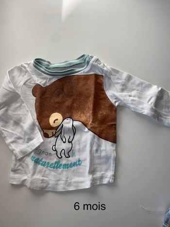 Tee shirt 6 mois