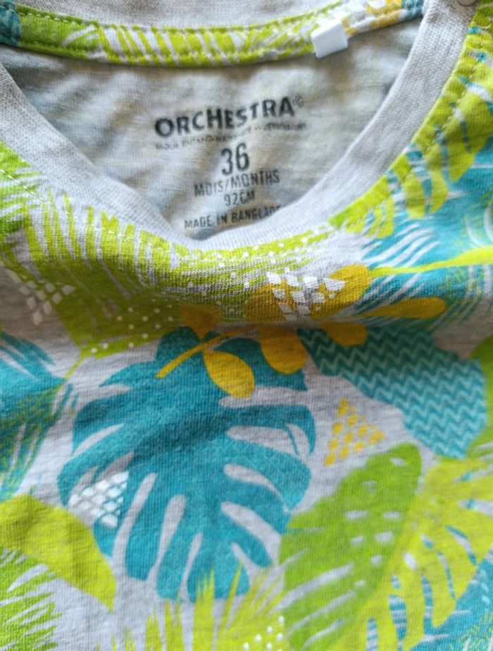 T-shirt tropical 3ans - photo numéro 2