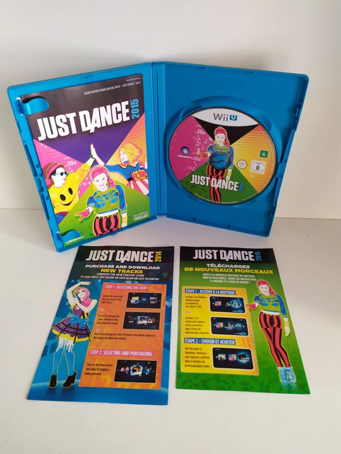 Nintendo Wii U Just dance 2015 en boite et notices PAL - photo numéro 3