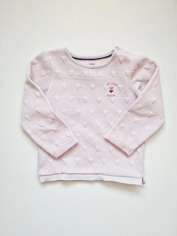 Baby Club C&A - Pull manches longues, col rond - Motifs : cœurs (3 ans)