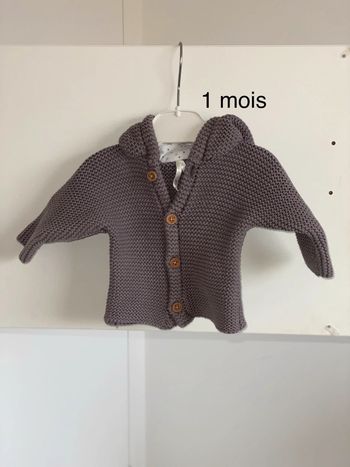 Gilet / veste 1 mois