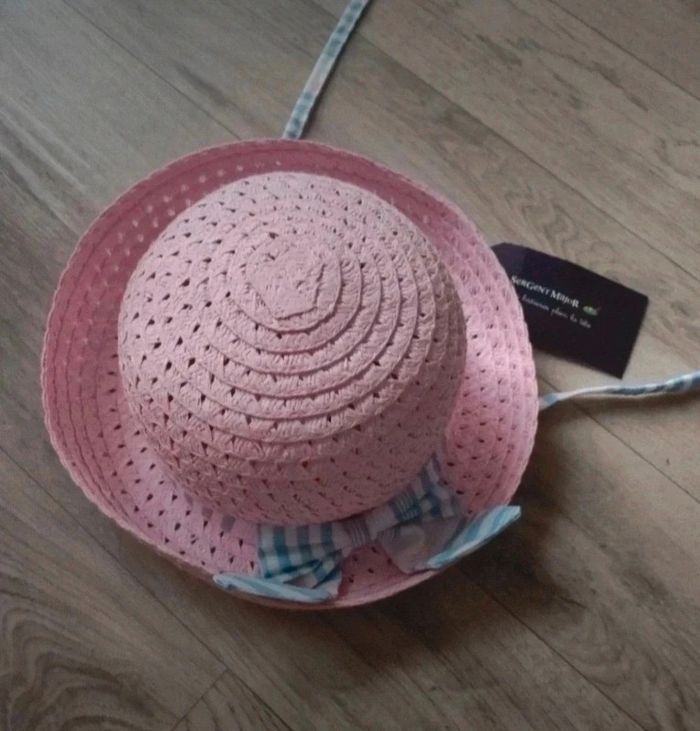 Chapeau bébé cérémonie rose 6 mois - photo numéro 2