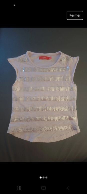 Tee-shirt fille 4 ans